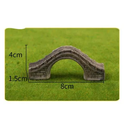 Sand table model of arch bridge model train landscape park landscape bridge arch model simulation model 3