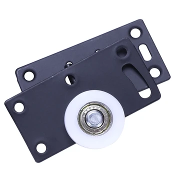 

New 4Sets Sliding Door Wheels Rollers Pulleys Runners for Cupboard Wardrobe Cabinet Smoothly & Mute Nylon Wheels