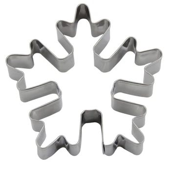 

Stainless Steel Cookie Cutters Christmas Decorations Snow Biscuit Cutter DIY Chocolate Mold Cake Decorating Tools Fondant Molds