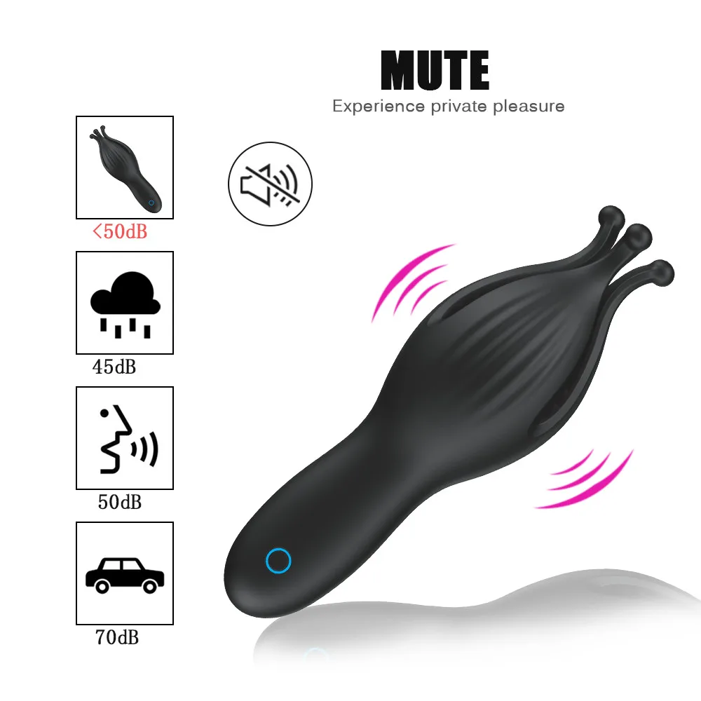 Penis Vibrator Glans Vibrator Penis Trainer Massager Sex Toy Masturbator For Men Vibrator Adult Product SW