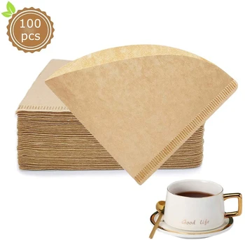 

Coffee Filters 100PCS Per Bag Coffee Dripper Filter Paper American Coffee Maker Accessories Coffee Brewer V60 Filter Accessories