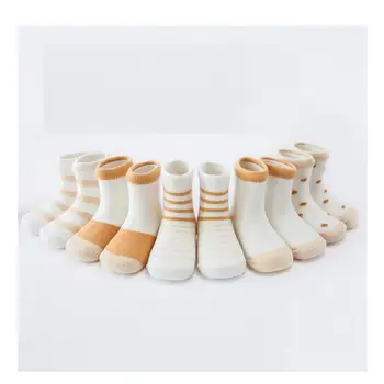 

Kids Solid Striped Cotton Sport Socks Baby Girls Boys White Blue Grey Mixed Stripes Ankle Socks Short Winter Socks 5 Pairs/ lot