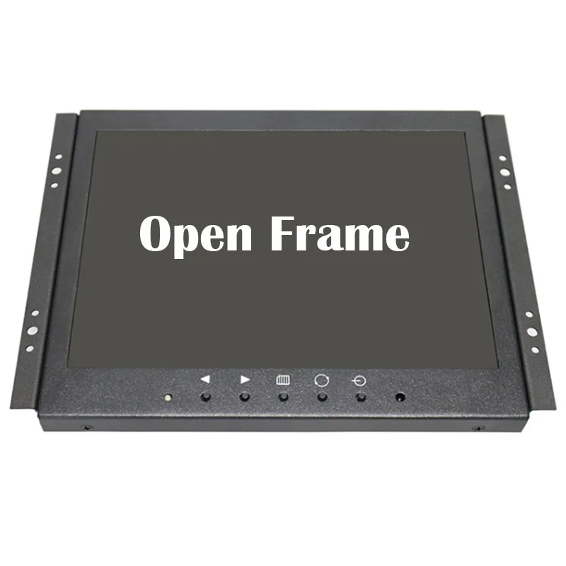 ZHIXIANDA 10 inch IPS desktop or open frame display with HDMI VGA / D-Sub BNC AV USB input Capacitive touch monitor