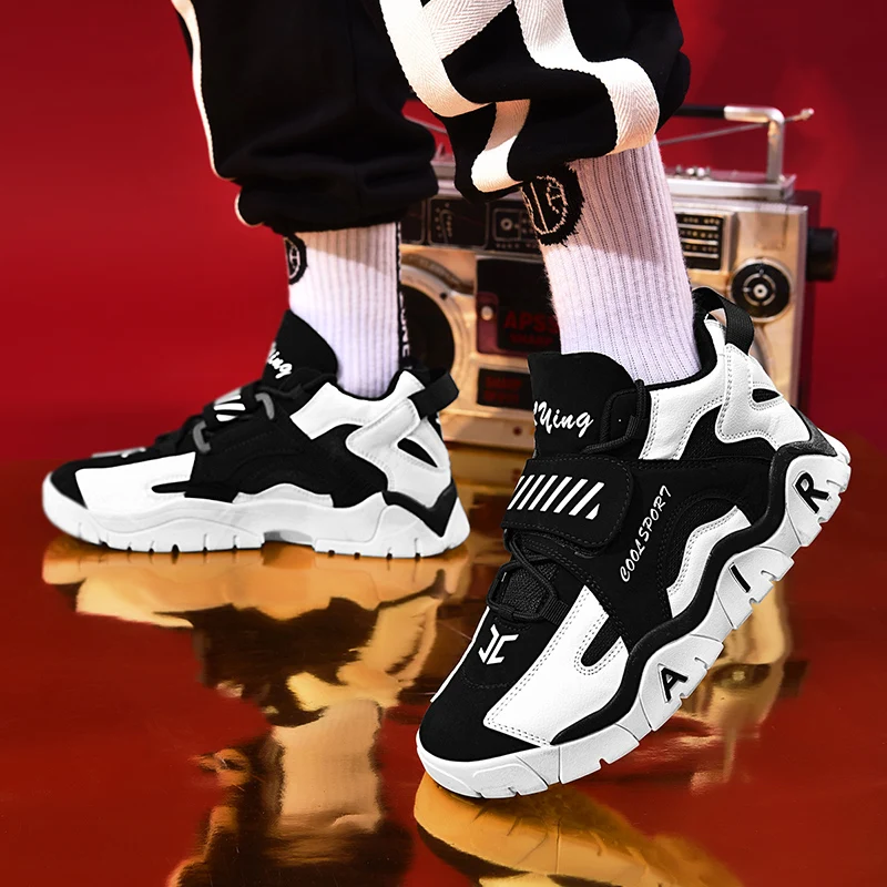 

Autumn student basketball shoes Men sports Shoes Rubber Sole Quality Shoes for man Outdoor Sneakers men walking shoes