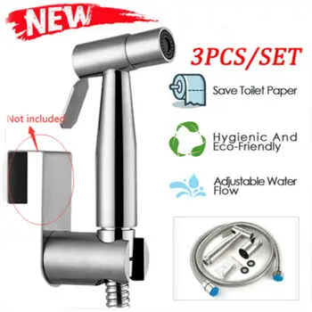 

CleanSpa Hand Held Bidet Shattaf Stainless Steel Hygienic Wash Spray Shower Head