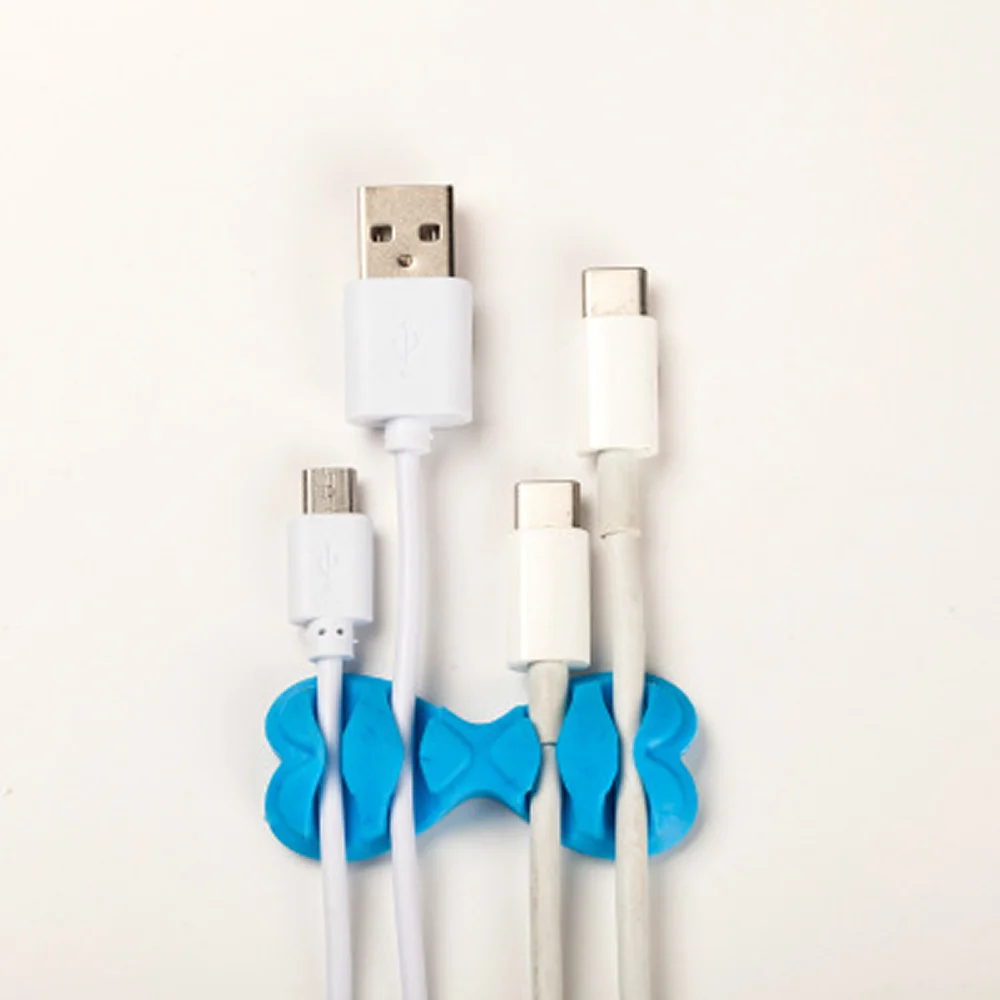 3 шт./лот силиконовый USB Winder Кабельный органайзер зарядное устройство Шнур Winder домашний стол держатель для хранения офисный стол аксессуар