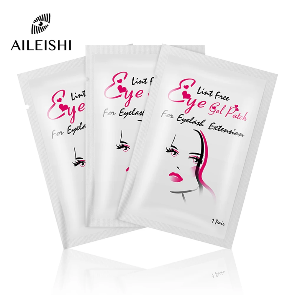 20/50/100 Pairs Patches for Building Hydrogel EyePads Eyelash Extension Paper Stickers