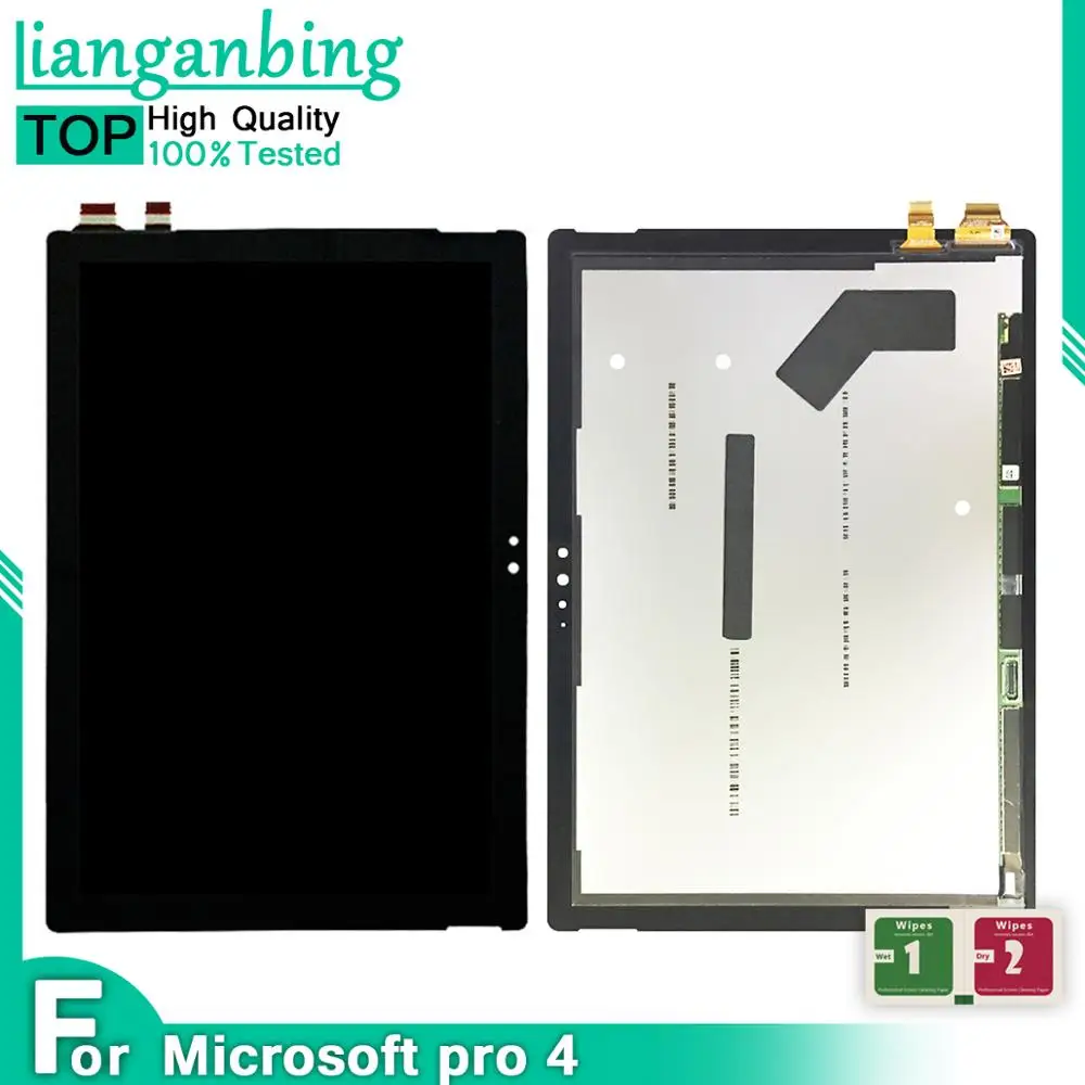 Для Microsoft Surface Pro 4 Pro4 1724 ЖК-экран дигитайзер сенсорная панель стекло сборка Замена