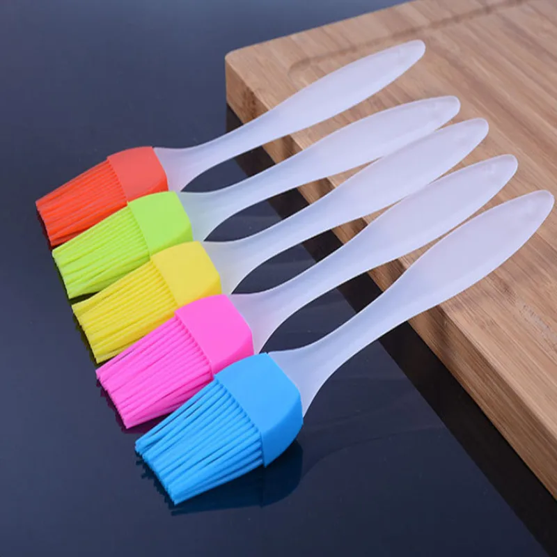 1PC random colour Щетки для барбекю с проволочной щетиной, ручка для чистки, для приготовления пищи, стальная Щетка для гриля, для барбекю, антипригарная, для улицы, для дома, для барбекю, аксессуары, инструменты, 1 шт - Цвет: 1PC random colour