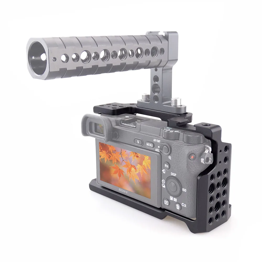 MAGICRIG DSLR камера клетка для Sony A6400/ A6000/ A6300/ A6500 крепления микрофона монитор вспышка