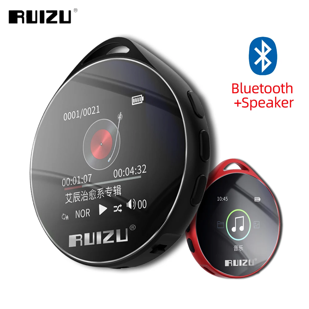 Bluetooth MP3 плеер RUIZU M10 8 ГБ 16 HIFI музыкальный видео со встроенным динамиком FM радио