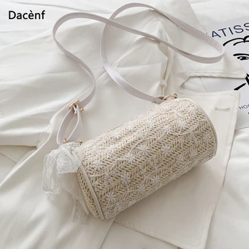 

Straw woven bag female bag bag diagonal small bag ladies 2020 bag summer bag new wave fashion woven small bag
