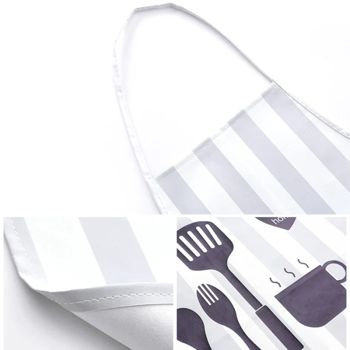 Apron Nordic Style PU Cartoon Pattern Anti-fouling Bakery Kitchen Home Apron UYT Shop