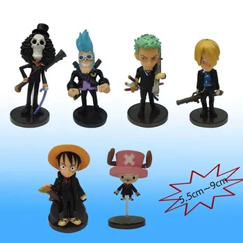 

6pcs/lot Action Figure ONE PIECE onepiece 10cm PVC Cartoon set Model Toys Dolls Toys kids Collection Model Anime