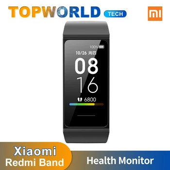 

Xiaomi Redmi Band Smart Wristband 4 Color Fitness Bracelet 1.08" Color Touch Screen Sleep Track Heart Rate Monitor MiBand