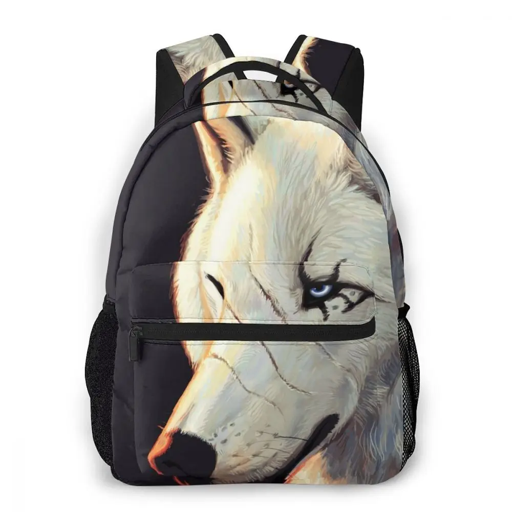 

Cool Wolf Backpack for Girls Boys Travel RucksackBackpacks for Teenage school bag