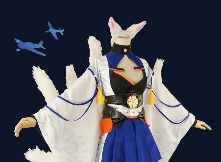 Пользовательские персональный портной Azur Лейн коллекция Кага косплей костюм платье униформа костюмы для Хэллоуина для женщин аниме одежда наряд