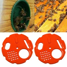 10 шт Пластиковый улей дверь apculture круглый ящик для пчеловодства соты поток улей оборудование для пчеловодства