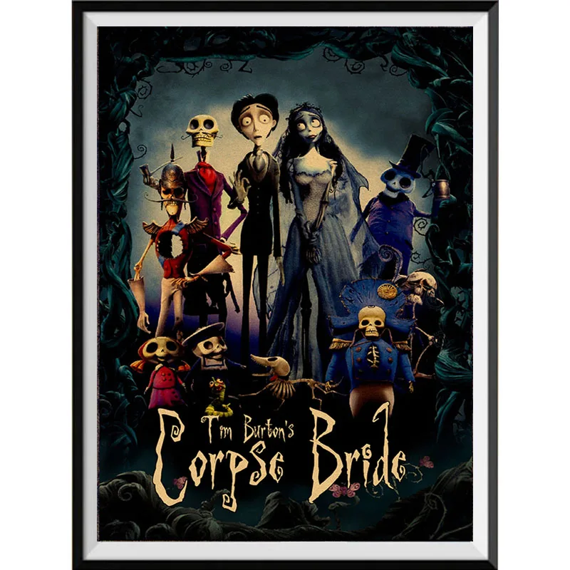 5d Diamond Painting Tim Burton's Corpse Bride Burton Johnny Depp Needlework Embroidery DIY embroidery home Decor | Дом и сад