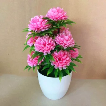 

Mini Bonsai Artificial Flower Fake Plant Potted Home Office Desk Decor Wedding