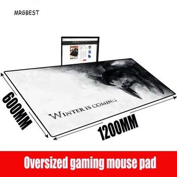 

Winter Is Coming Gaming Large Mouse Pad Gamer Notebook Computer Mause pad Keyboard Mat Office Desk Mat Customize All Size
