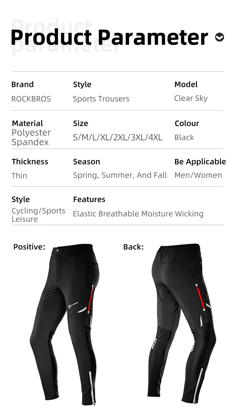 Light Comfortable Cycling Pants: High Elasticity Reflective Sports - true deals club