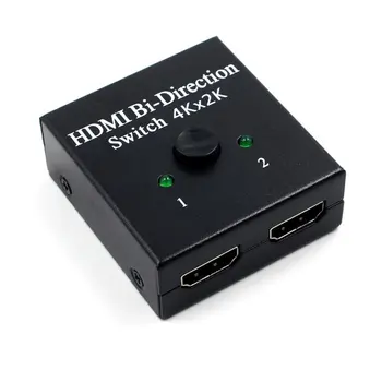 

4K UHD HDMI Splitter HDMI Switch Switcher 1X2 2X1 Split 1 in 2 Out Amplifier 1080P 4Kx2K HDMI Switcher 2 Ports Bi-directional