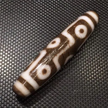 

200813-2 High Quality 9 Eyes Tibetan Dzi Beads Amulet Gemstone Natural Agate Stone