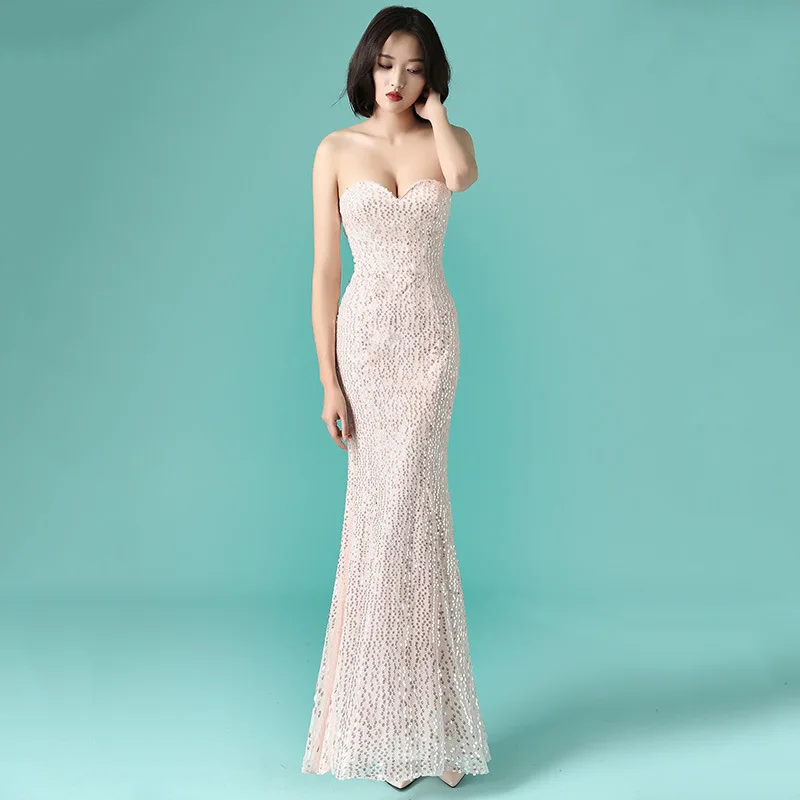 Nieuwe Collectie Lovertjes Roze Avondjurken Lange 2019 Sexy Mermaid Formele Gelegenheid Partij Prom Jurken robe de soiree Nieuwe Collectie Lovertjes Roze Avondjurken Lange 2019 Sexy Mermaid Formele Gelegenheid Partij Prom Jurken robe de soiree