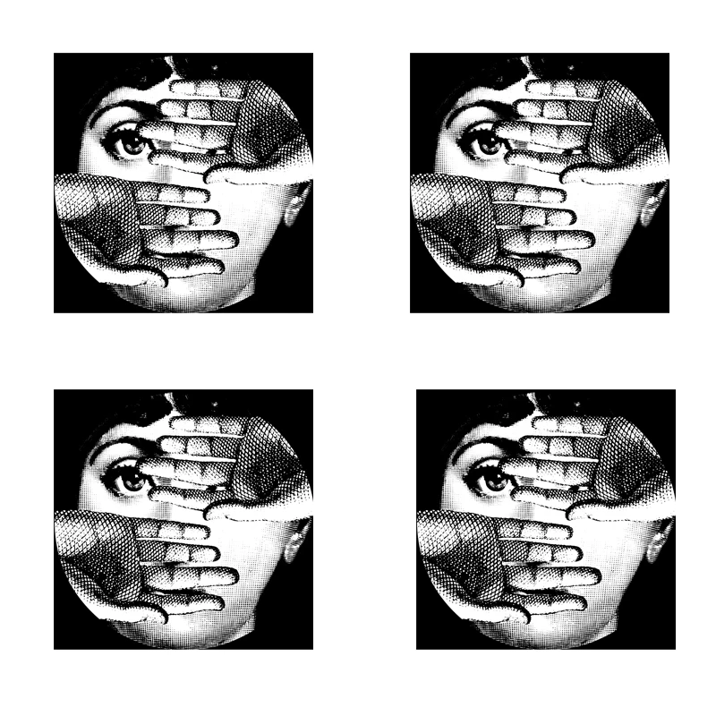Fornasetti Coasters Insulation Mat Wooden Pad Coffee Coasters Classical Square Tea Coaster Artistic Cup Pads Gift for Friend - Цвет: 5