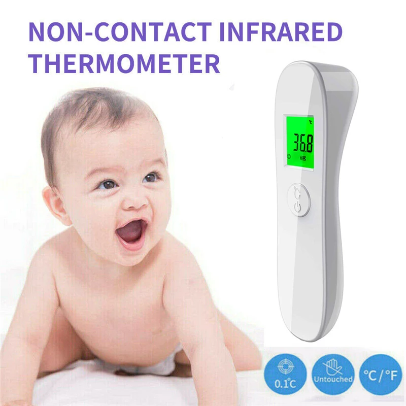 

Baby Infrared Electronic Thermometer Without Battery LCD Digital Non-contact IR Infrared Thermometer Forehead Temperature Meter