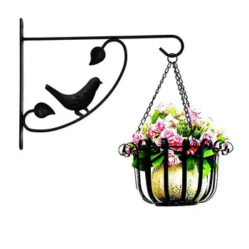 

AsyPets Hanging Plant Bracket Hook Iron Decorative Plant Hanger for Flower Basket Bird Feeder Lanterns