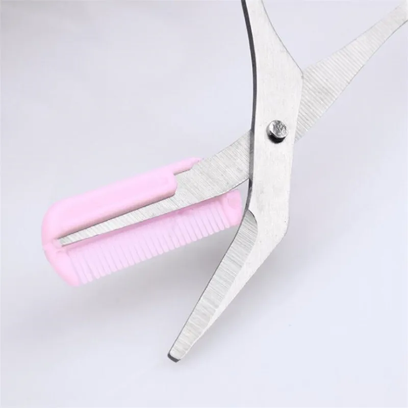 Eyebrow Trimmer Scissor with Comb Facial Hair Removal Grooming Shaping Shaver Cosmetic Makeup Accessories Makeup Tool 6