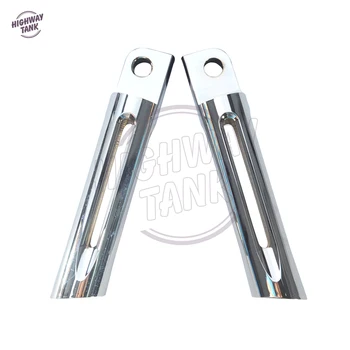 

Chrome CNC Aluminum Motorcycle Footrest Foot Pegs Moto Foot Rest case for Harley Davidson Dyna Male Mount-style