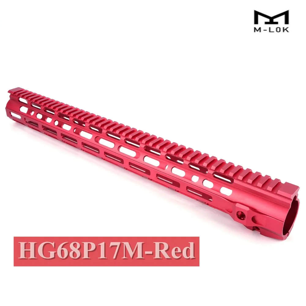 1" m-lok handguard Slip fit замок дизайн mlok handguard m4 m16 AR15 handguard