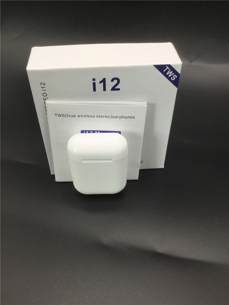 Оригинальные i12 TWS беспроводные наушники Bluetooth 5,0 гарнитура сенсорное управление мини наушники для смартфона pk i11 i14 i60 i30