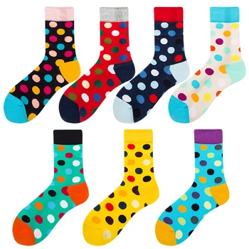 

Women Cotton Socks Men Fruit Donuts Animals Rabbit Dots Happy Socks Funny Socks Adult Casual Pretty Crew Socks Autumn Winter