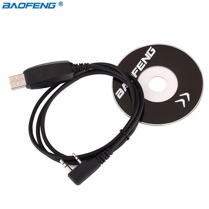 

Baofeng Programming Cable USB Driver CD For UV5RE UV5R Pofung UV 5R uv5r 888S UV-82 UV-9R Two Way Radio Walkie Talkie Program