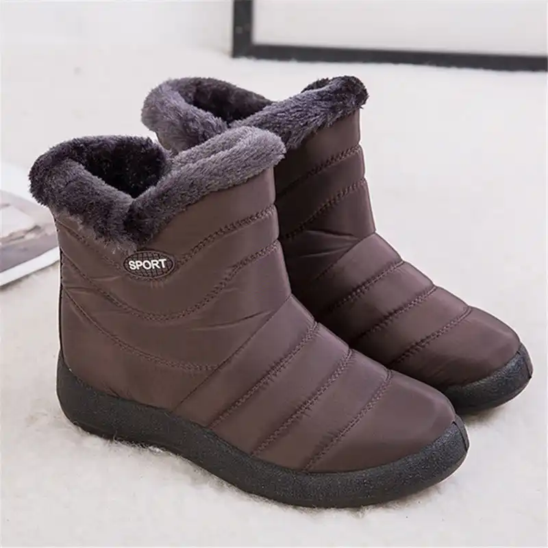 Ceyaneaonew Winter Boots For Women Non Slip Bottom Shoes Warm
