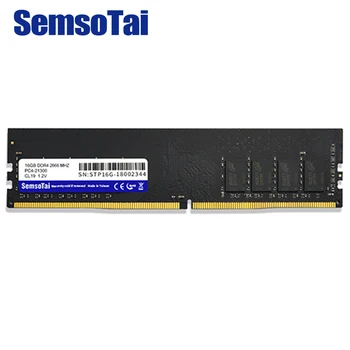 

SemsoTai ram ddr4 4gb 8gb 16gb 2400mhz 2666MHz CL=17/19 PC4-19200/21300 1.2V 288pin lifetime warranty memoria ram ddr 4 desktop