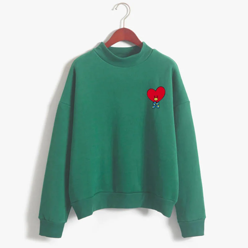 Sweatshirt6 Корейский kpop пуленепробиваемый мальчик скауты Ким Тхэ Хён мультфильм худи с изображением куклы Толстовка высококачественный хип-хоп tata одежда коллекция - Цвет: Sweatshirt6