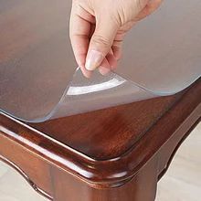 Soft Glass Protective Mat PVC Tablecloth Waterproof Transparent Table Protective Mat Coffee Table for Living Room Tablecloth