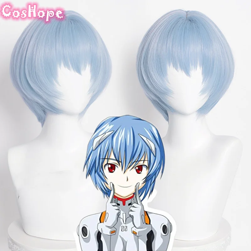 funny halloween costumes Rei Ayanami Cosplay EVA Cosplay Women 30cm Short Blue Wig Cosplay Anime Cosplay Wigs Heat Resistant Synthetic Wigs Halloween ladies halloween costumes