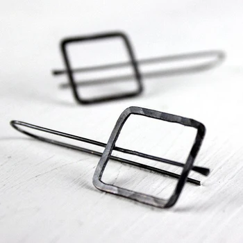 

Vintage Geometric Square Earrings Temperament Long Square Pendant Drop Dangle Earring for Women Elegant Oorbellen Jewelry