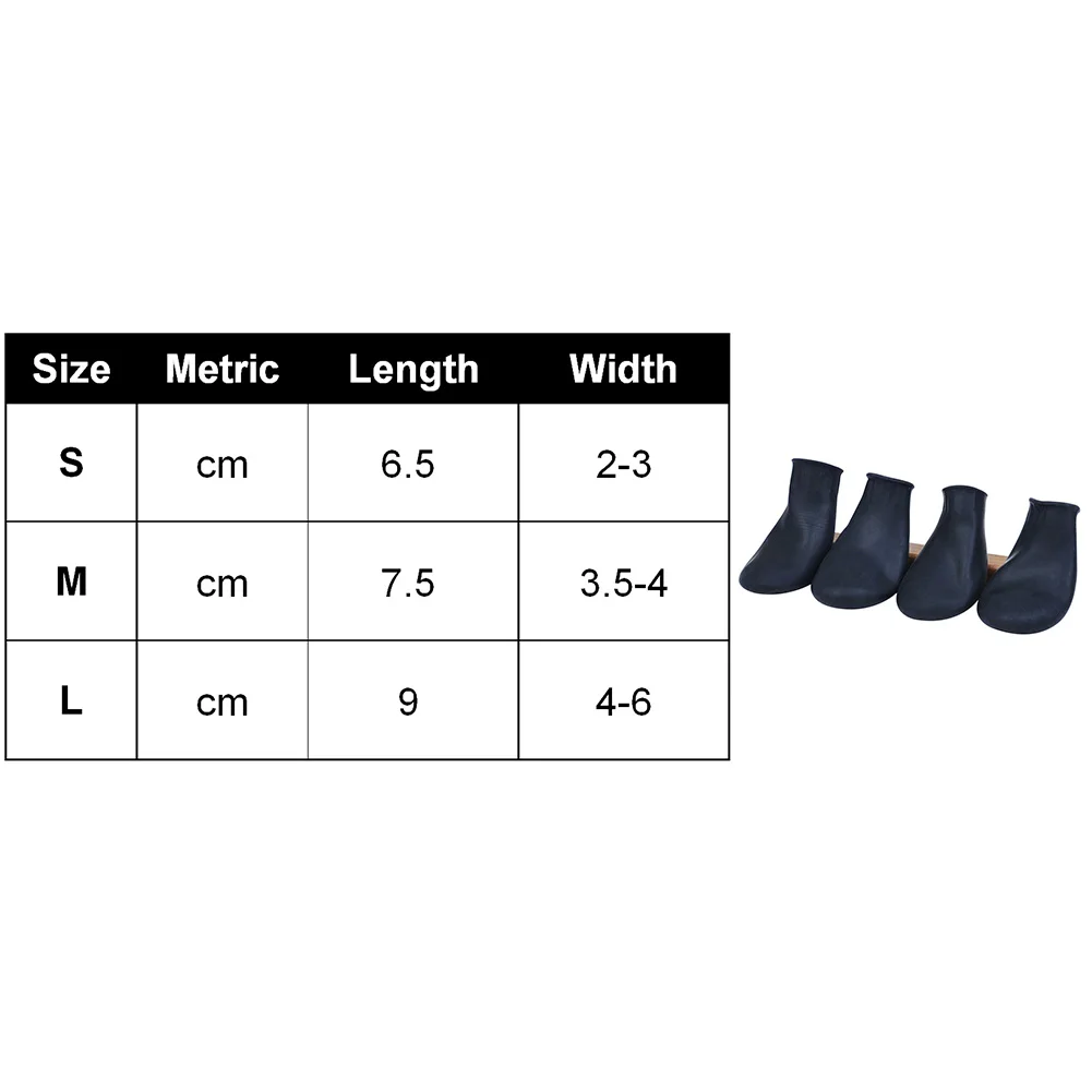 4 шт. Нескользящие практичные водонепроницаемые износостойкие резиновые аксессуары для собак и кошек ботинки для домашних животных мягкая защита от дождя легкие