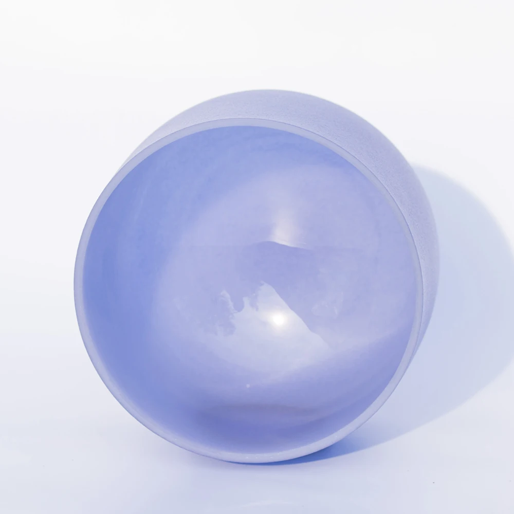 8 дюймов третий глаз чакра Индиго Чакра кварцевый кристалл поющая чаша для медитационная Йога