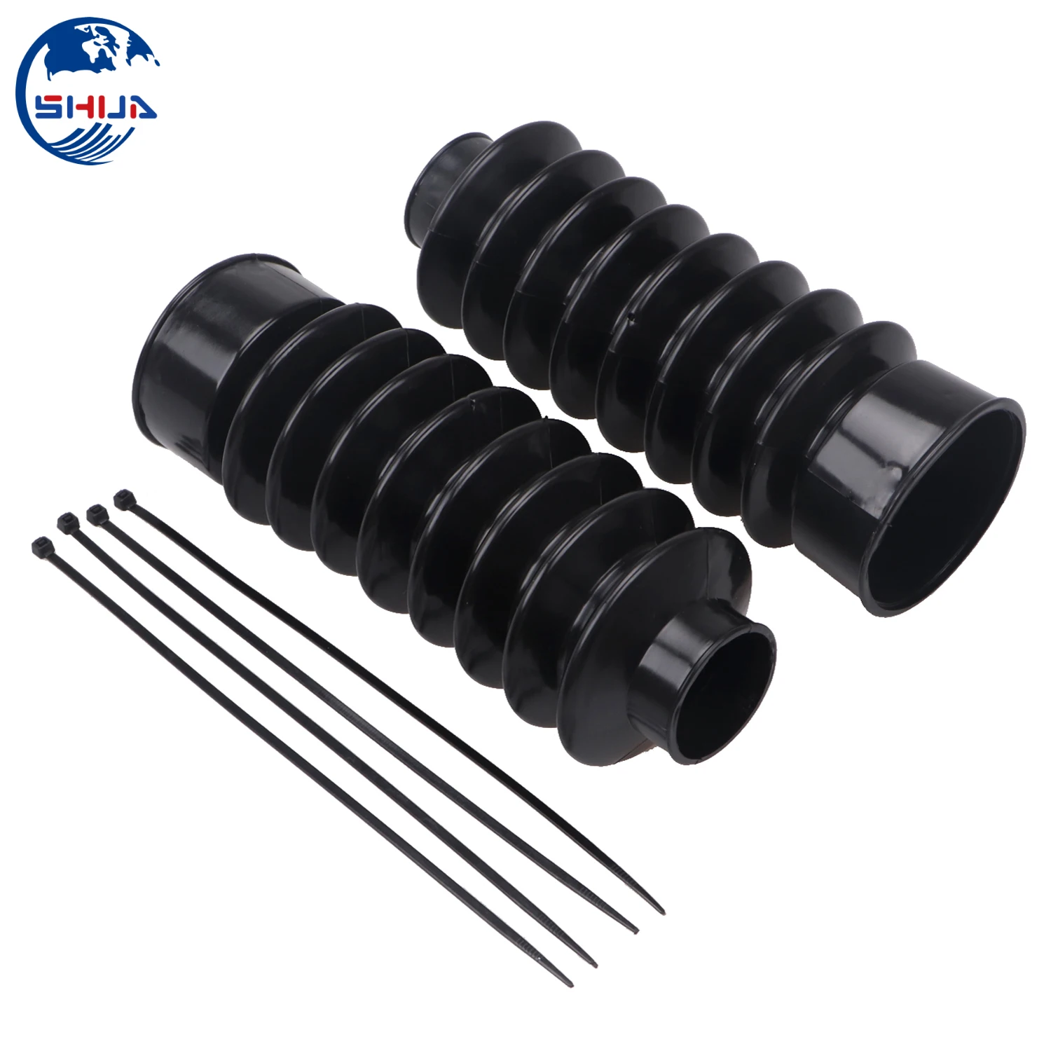 Мотоциклетные детали 41 мм передняя часть Длинная черная резиновая крышка вилки