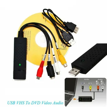 

Audio VHS Video Capture USB2.0 Recorder To DVD Analog To Digital Converter Support Brightness Support All Formats