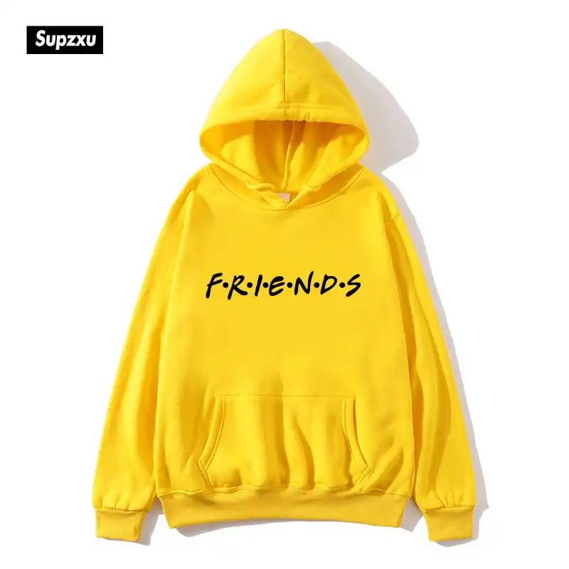 yellow friends hoodie