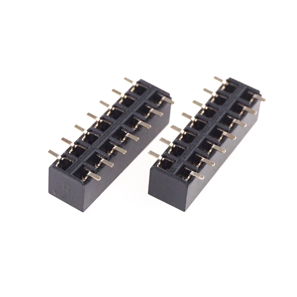 100 шт. низкопрофильный SMT гнездо заголовка 2 54 мм 0 &quotшаг 2x7 Pin 14 положение